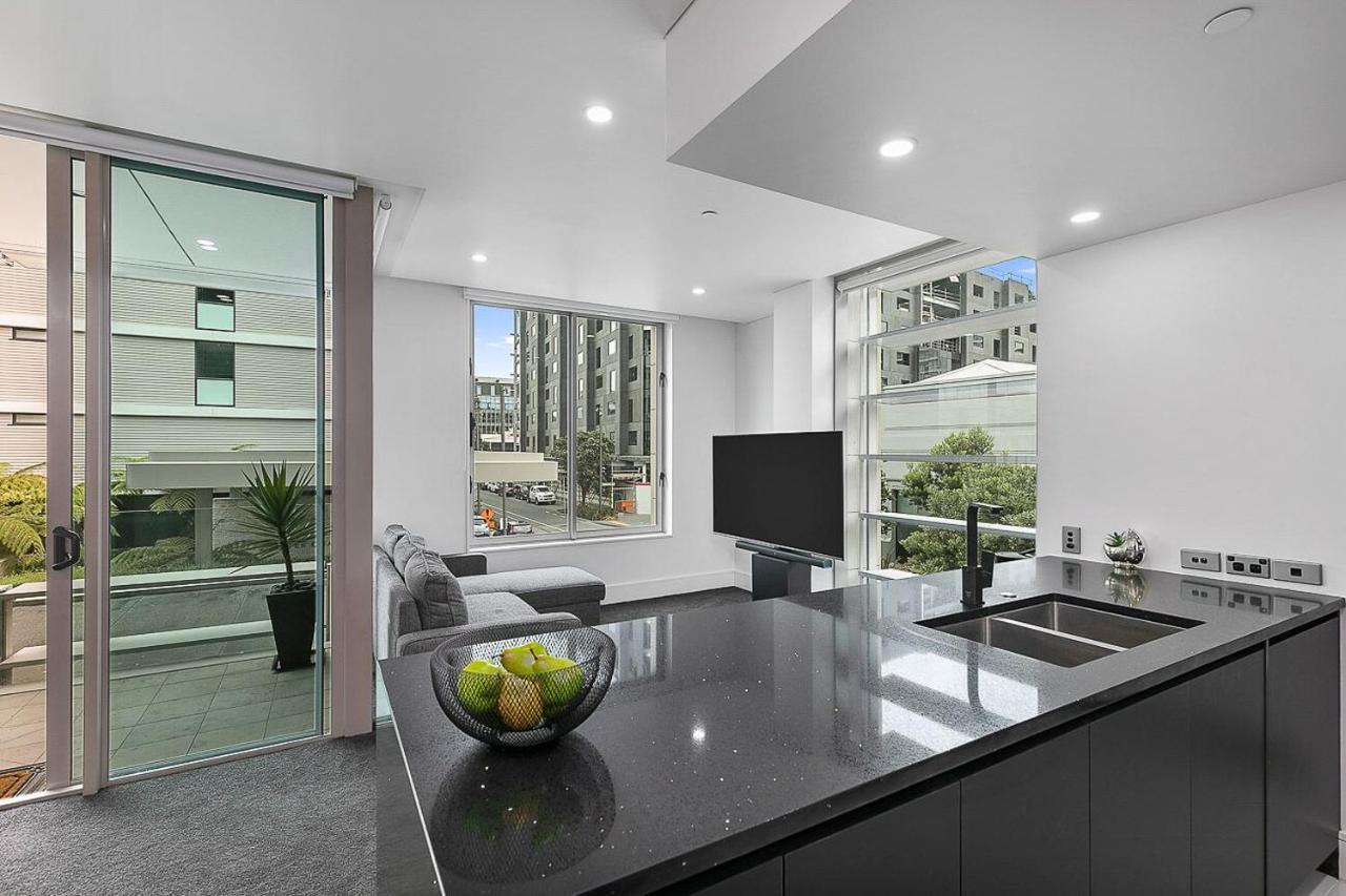 Qv Upscale Modern Viaduct Apt With Parking - 965 Auckland Eksteriør bilde